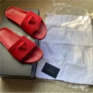 Versace Ciabatta Mare Gomma Medusa Red Slides Versace | Shoes | Versace Ciabatta Mare Gomma Medusa Red  main image 2